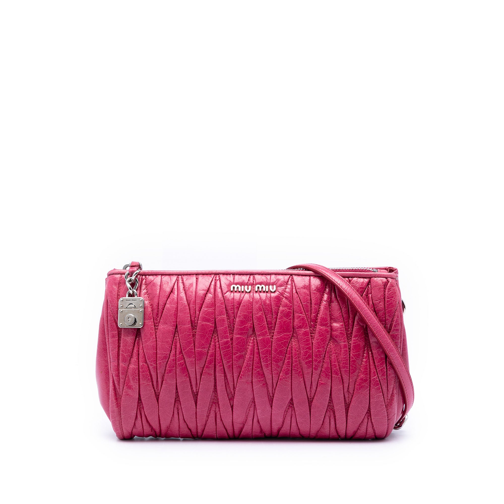Matelasse Nappa Chain Crossbody Pink - Lab Luxury Resale