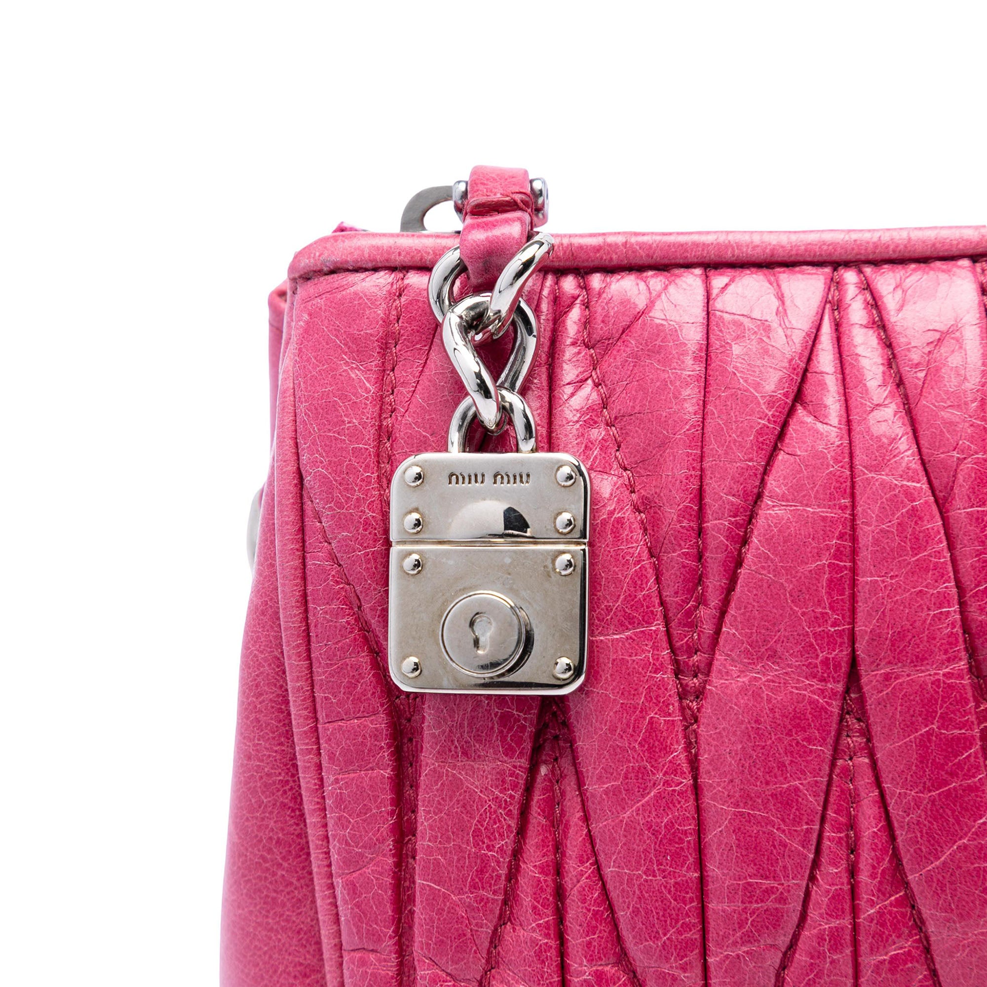 Matelasse Nappa Chain Crossbody Pink - Lab Luxury Resale