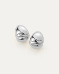 Jenny Bird Nelle Silver Hoops NEW