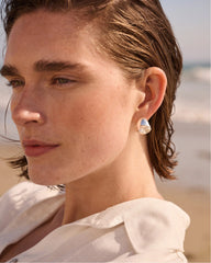 Jenny Bird Nelle Silver Hoops NEW