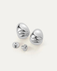 Jenny Bird Nelle Silver Hoops NEW