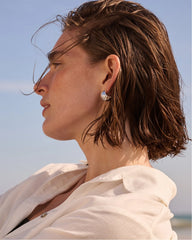 Jenny Bird Nelle Silver Hoops NEW