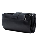 Lambskin Globe Emblem Clutch Black - Lab Luxury Resale
