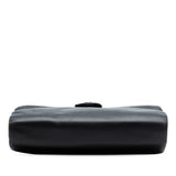 Lambskin Globe Emblem Clutch Black - Lab Luxury Resale