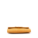 Raffia Horsebit 1955 Chain Crossbody Yellow - Lab Luxury Resale