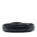 Mini CC Round Mesh Hobo Black - Lab Luxury Resale