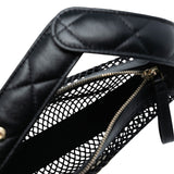 Mini CC Round Mesh Hobo Black - Lab Luxury Resale