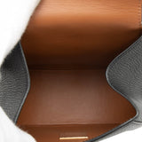 Grained Calfskin Palmellato Belt Bag Black - Lab Luxury Resale