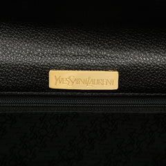 Grained Calfskin Clutch Black - Lab Luxury Resale