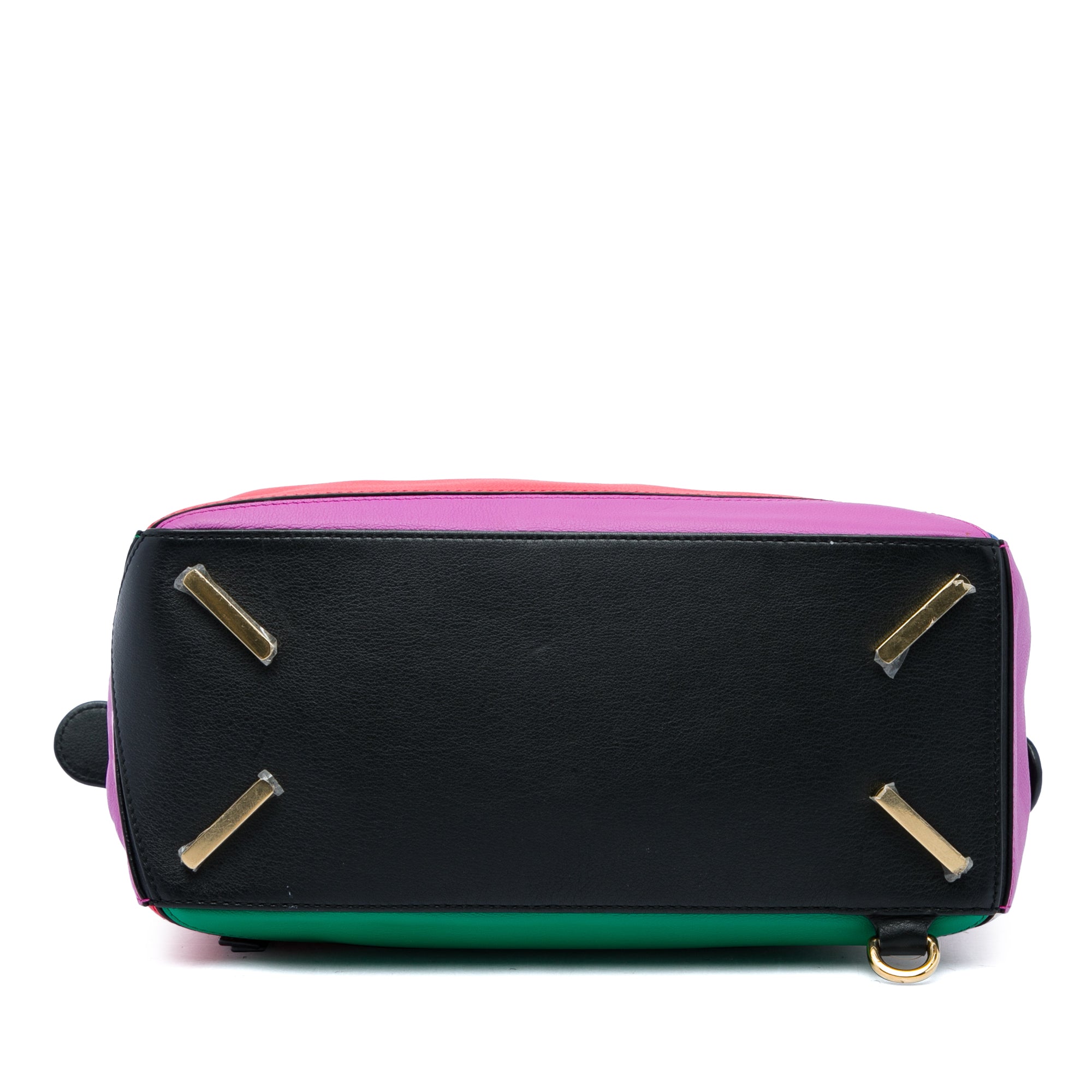 Small Calfskin Rainbow Puzzle Satchel Multi - Lab Luxury Resale