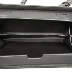 Leather Dial Ultra Pouch Messenger Bag Black - Lab Luxury Resale