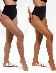 Bondi Sands self tanning foam in three shades, featuring a light, medium, and dark formula, shown in a sleek bottle.