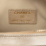 Mini Metallic Lambskin CC in Love Heart Crossbody Gold - Lab Luxury Resale