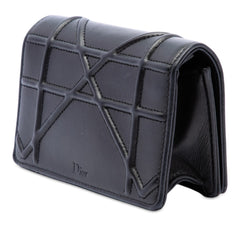 Baby Lambskin Diorama Flap Black - Lab Luxury Resale