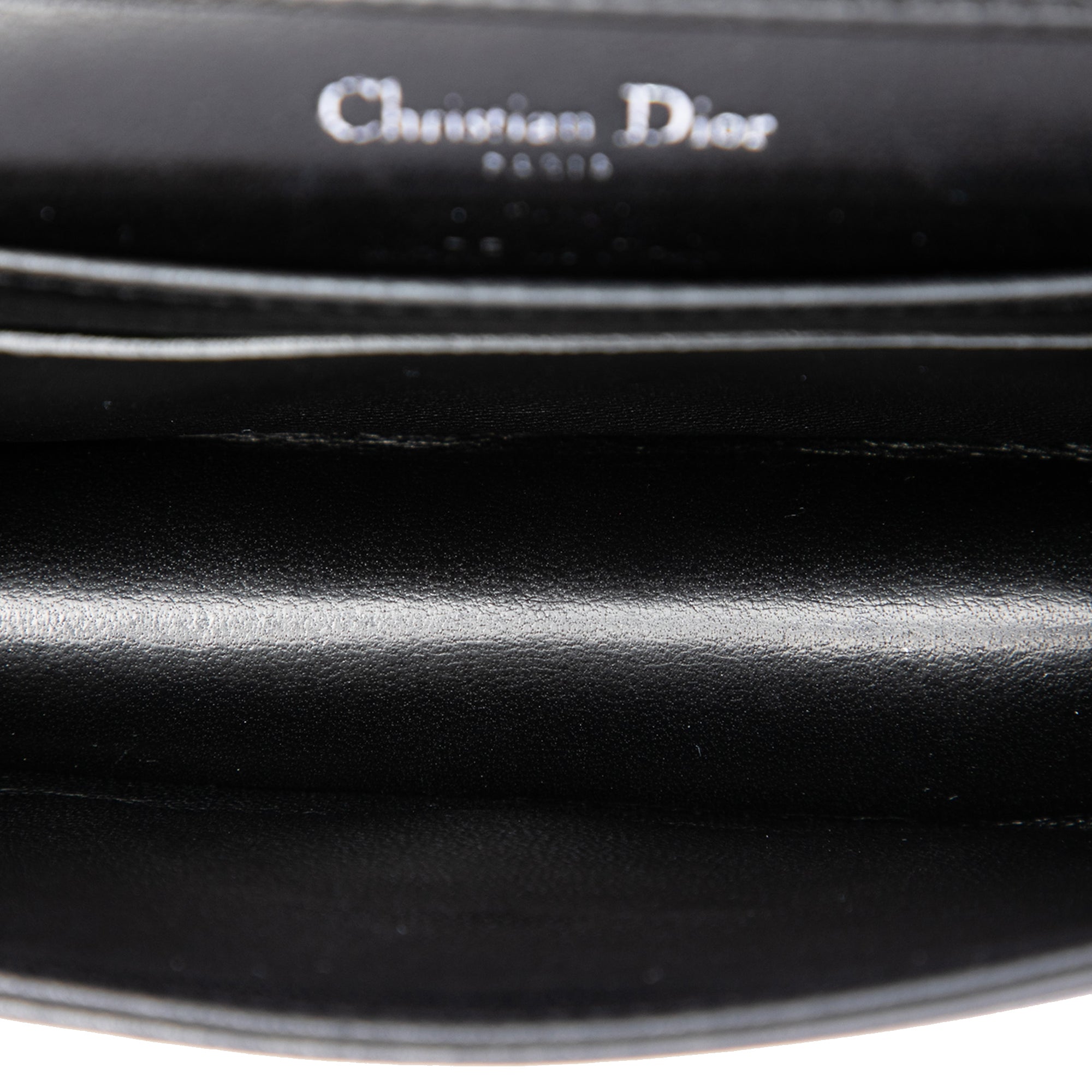 Baby Lambskin Diorama Flap Black - Lab Luxury Resale