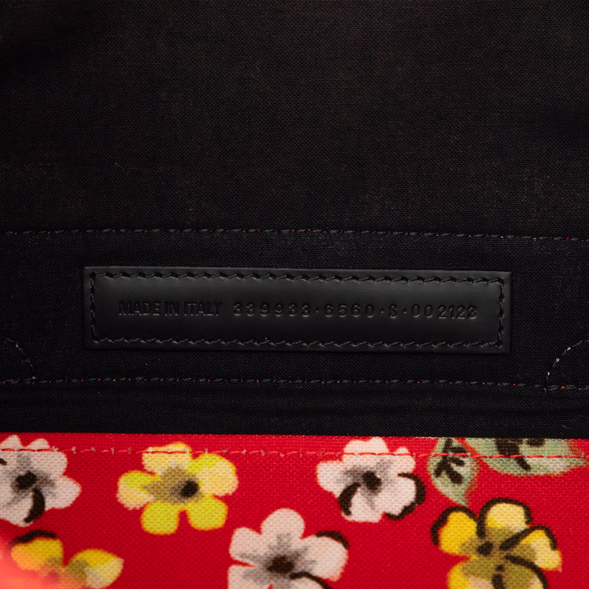 Canvas Floral Print Navy Cabas S Multi - Lab Luxury Resale