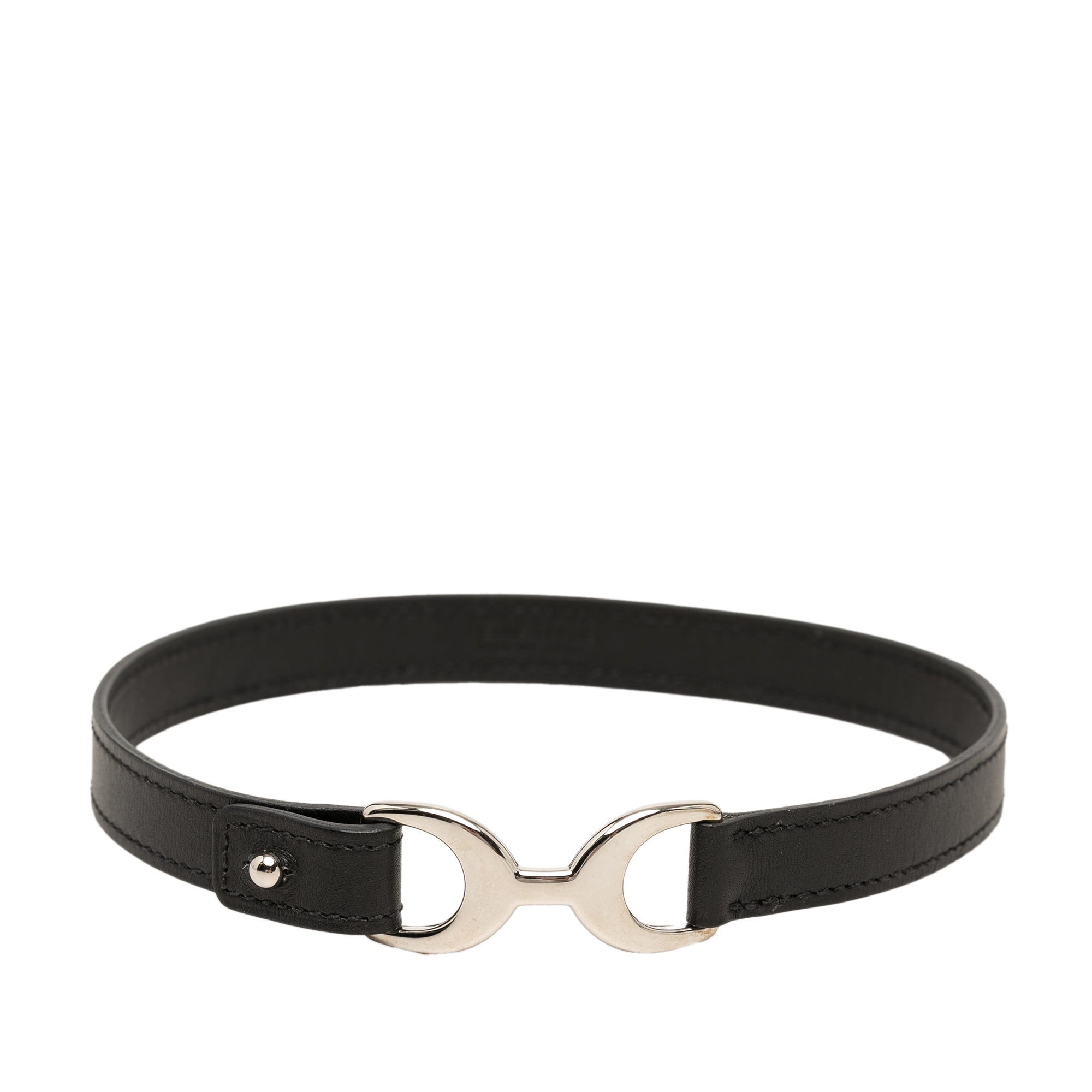 Swift Palladium Plated Pavane Double Tour Bracelet Black - Lab Luxury Resale