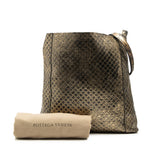 Leather Intrecciomirage Crossbody Gold - Lab Luxury Resale