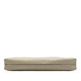 Embossed Anagram Leather Repeat T Clutch Beige - Lab Luxury Resale