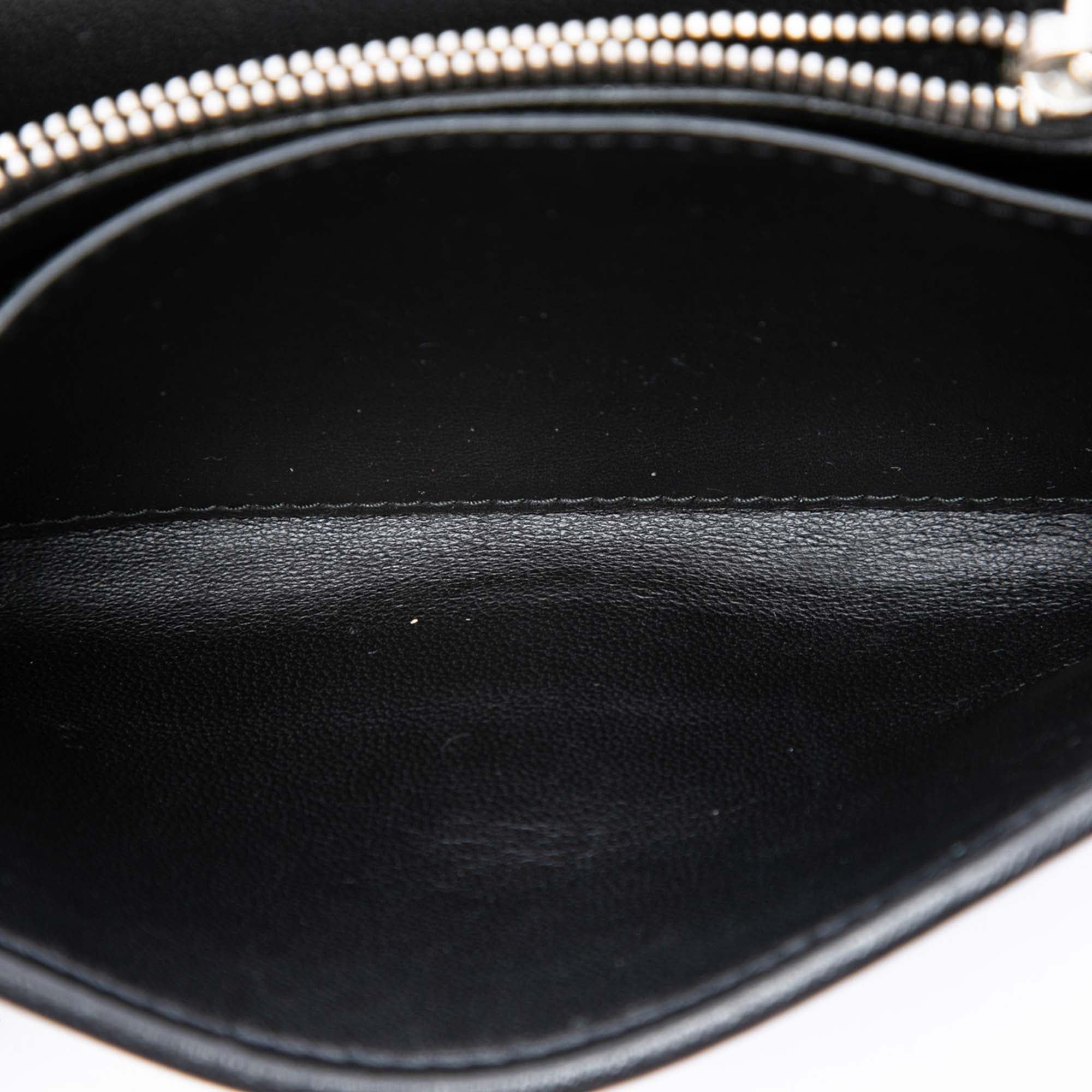 Soft Nappa Crystal Embellished Wallet on Chain Black - Lab Luxury Resale