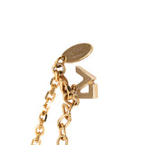 Gold Plated Charmy Pearl Necklace Gold - Lab Luxury Resale