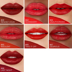 NARS Explicit Refillable Satin Lipstick (2 shades) NIB