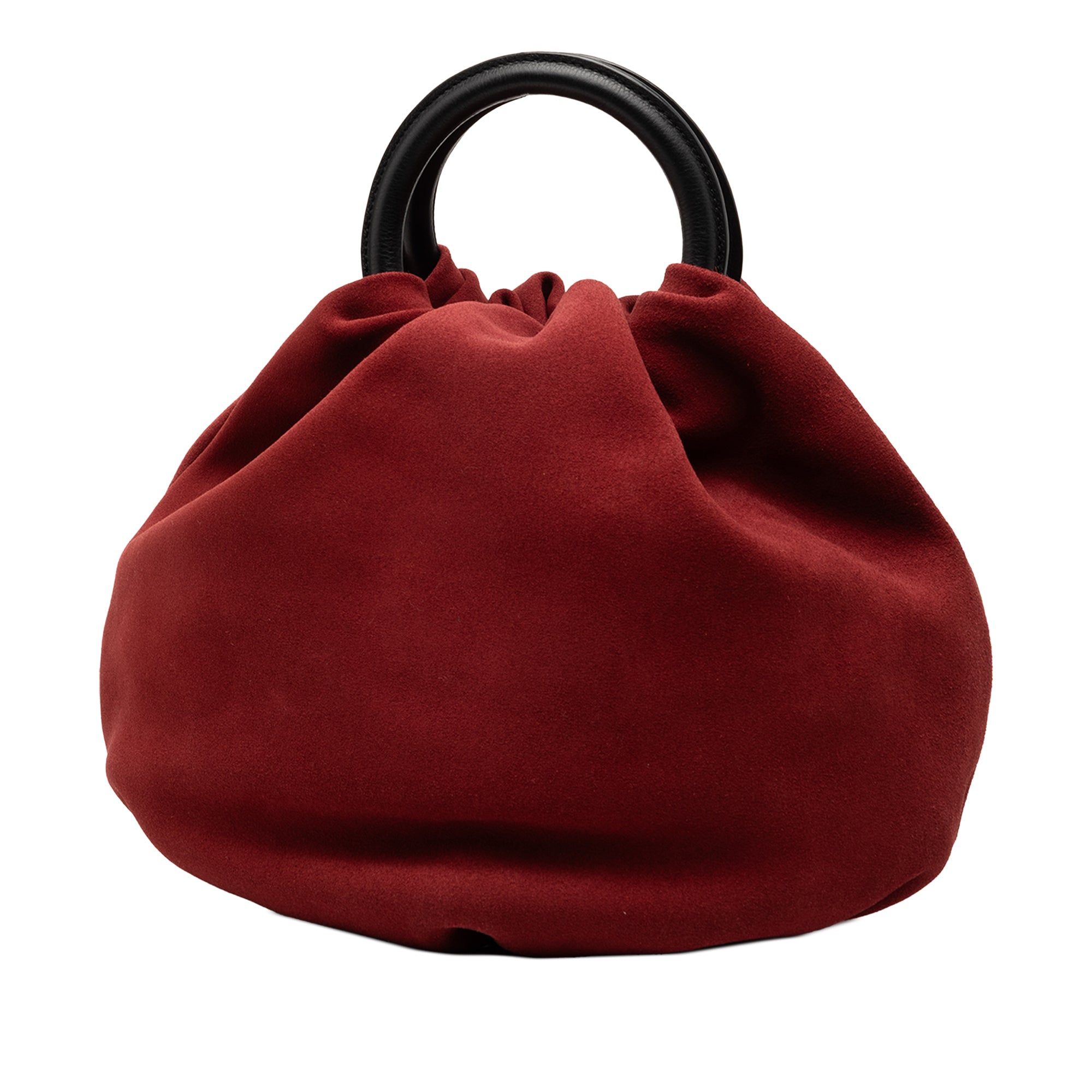 Suede Bounce Bag Red - Lab Luxury Resale