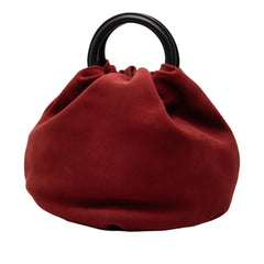 Suede Bounce Bag Red - Lab Luxury Resale