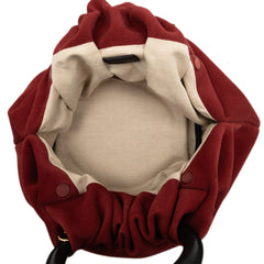 Suede Bounce Bag Red - Lab Luxury Resale