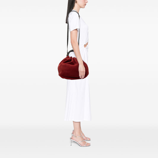 Suede Bounce Bag Red - Lab Luxury Resale