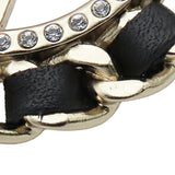 CC Gold Plated Faux Pearl and Rhinestones Brooch Gold - Lab Luxury Resale