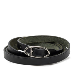 Box Calf Triple Tour Wrap Bracelet Black - Lab Luxury Resale