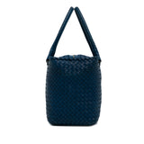 Intrecciato Tote Bag Blue - Lab Luxury Resale