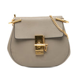 Chloé Mini Grained Lambskin Drew Crossbody