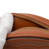 Small Calfskin Cuir Triomphe Oval Crossbody Brown - Lab Luxury Resale