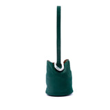 Bottega Veneta Small Pony Hair Drop Bucket Bag Green
