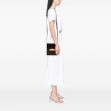 Calfskin Daisey Crossbody Brown - Lab Luxury Resale