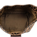 Zucca Canvas Shoulder Bag Brown - Lab Luxury Resale