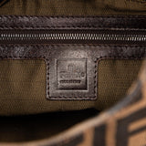 Zucca Canvas Shoulder Bag Brown - Lab Luxury Resale