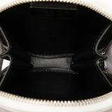 Spazzolato Round Coin Pouch Bag Charm White - Lab Luxury Resale