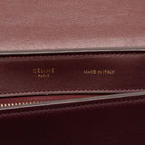 Medium Tricolor Leather Trapeze Satchel Red - Lab Luxury Resale