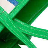 Lambskin Chatelet Carry All Tote XL Green - Lab Luxury Resale