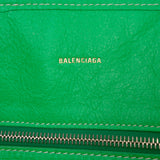 Lambskin Chatelet Carry All Tote XL Green - Lab Luxury Resale