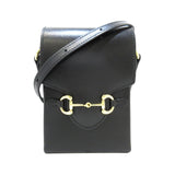 Mini Horsebit 1955 Crossbody Bag Black - Lab Luxury Resale
