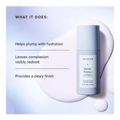 Naturium Barrier Bounce Serum 50ml bottle with pump, showcasing clear glass container and white label, designed for skin hydration.