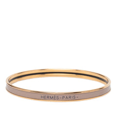 Extra Narrow Enamel Uni Bangle 62 Brown - Lab Luxury Resale