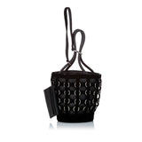 Roxy Leather Bucket Bag Black - Lab Luxury Resale