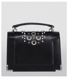 The Kooples Women's Black Leather Embellished Emily Shoulder Bag NWT - LAB