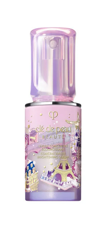 Clé de Peau Beauté Brightening Serum bottle with 40ml capacity, featuring sleek packaging and product label.