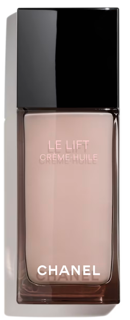 Chanel Le Lift Oil-in-Cream jar with 50ml size, showcasing the luxurious skincare product in elegant packaging.